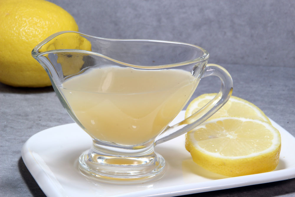 Receta de salsa al limón